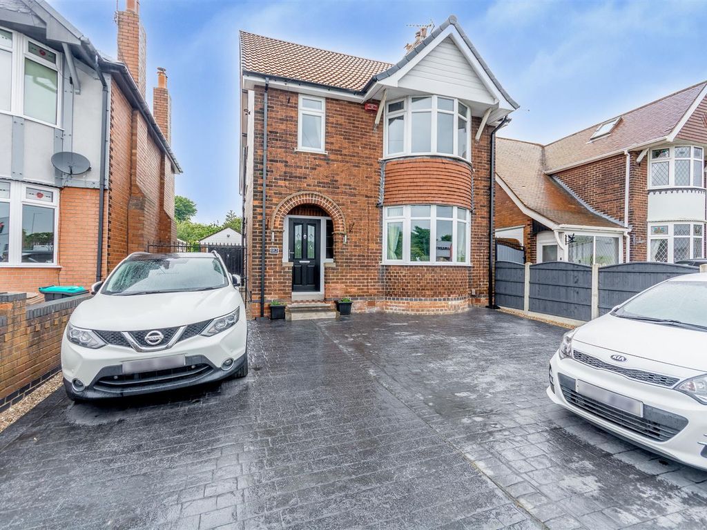 3 bed detached house for sale in Sutton Road, Mansfield NG18, £290,000