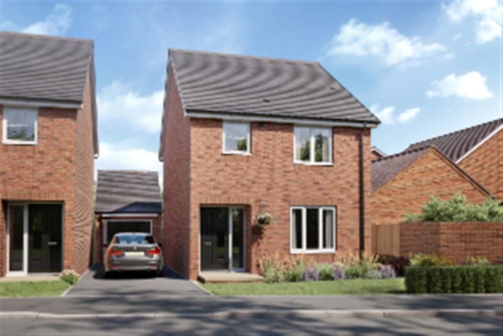 New home, 3 bed detached house for sale in Sorrel Close, Uttoxeter ST14