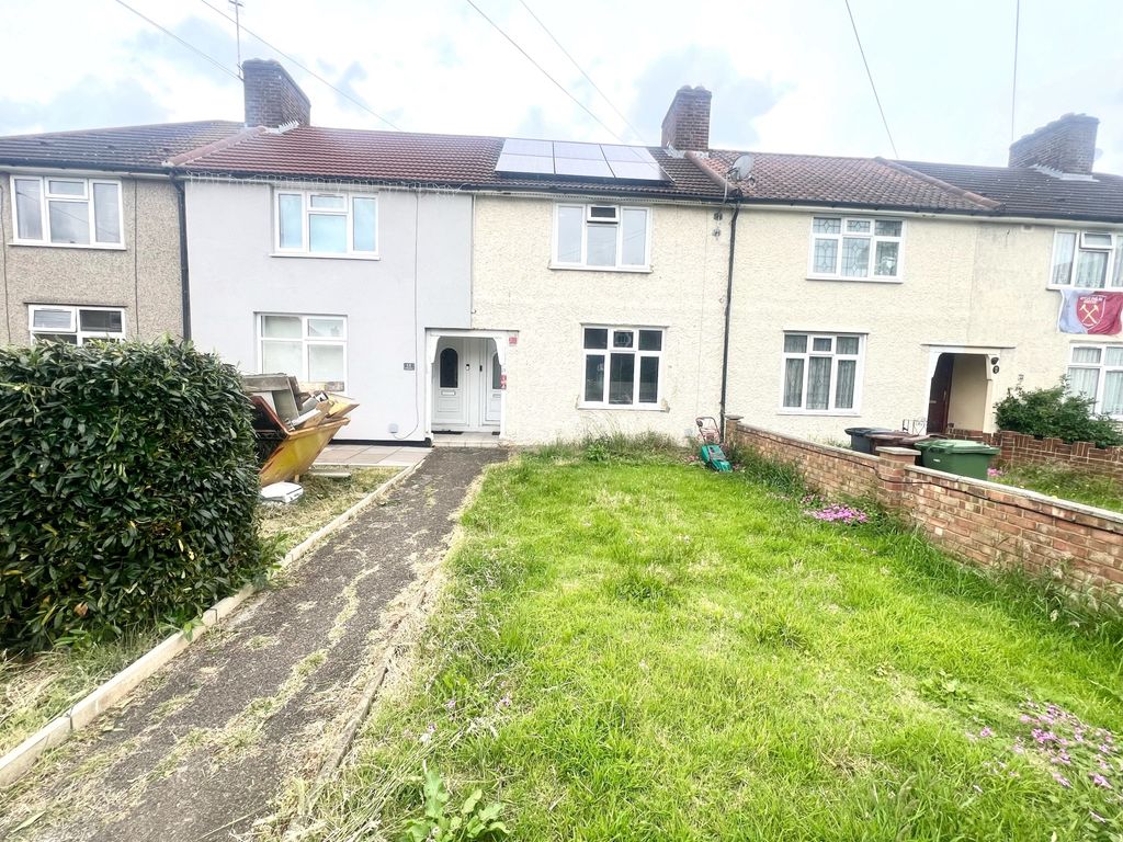 2 bed terraced house for sale in Spinney Gardens, Dagenham RM9, £