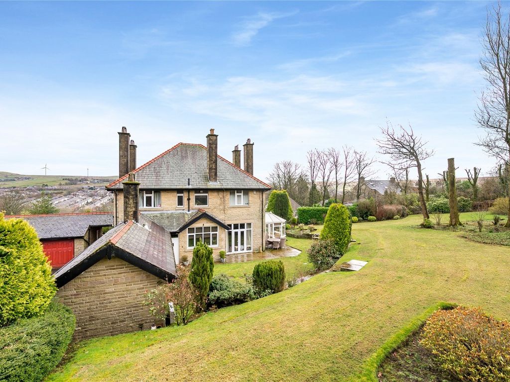 5 bed country house for sale in Maden Road, Bacup, Lancashire OL13, £
