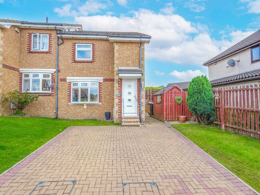2 bed semidetached house for sale in Callander Road, Airdrie ML6, £