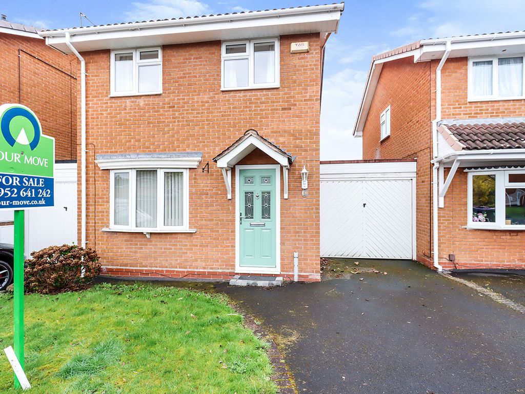 3 bed linkdetached house for sale in Grovefields, Leegomery, Telford