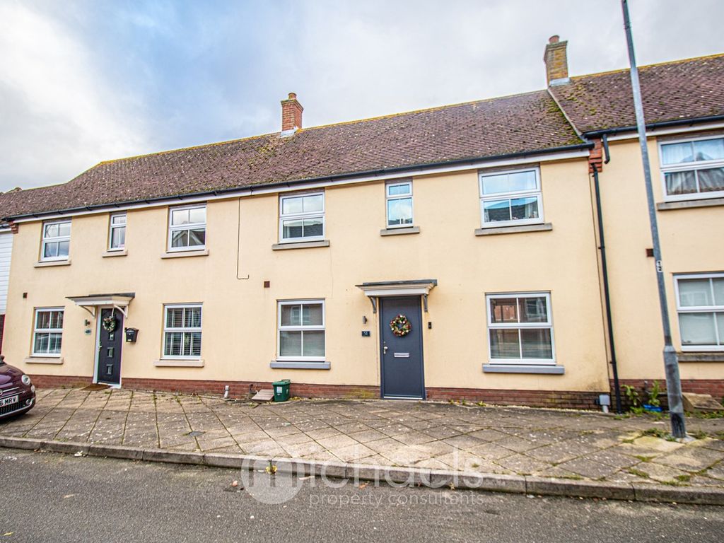 3 bed terraced house for sale in Holst Avenue, Witham CM8, £324,995