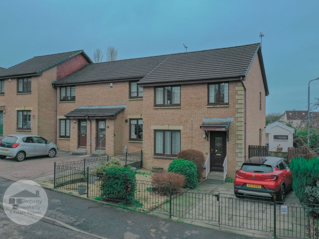 3 bed terraced house for sale in Croftspar Court, Springboig, Glasgow