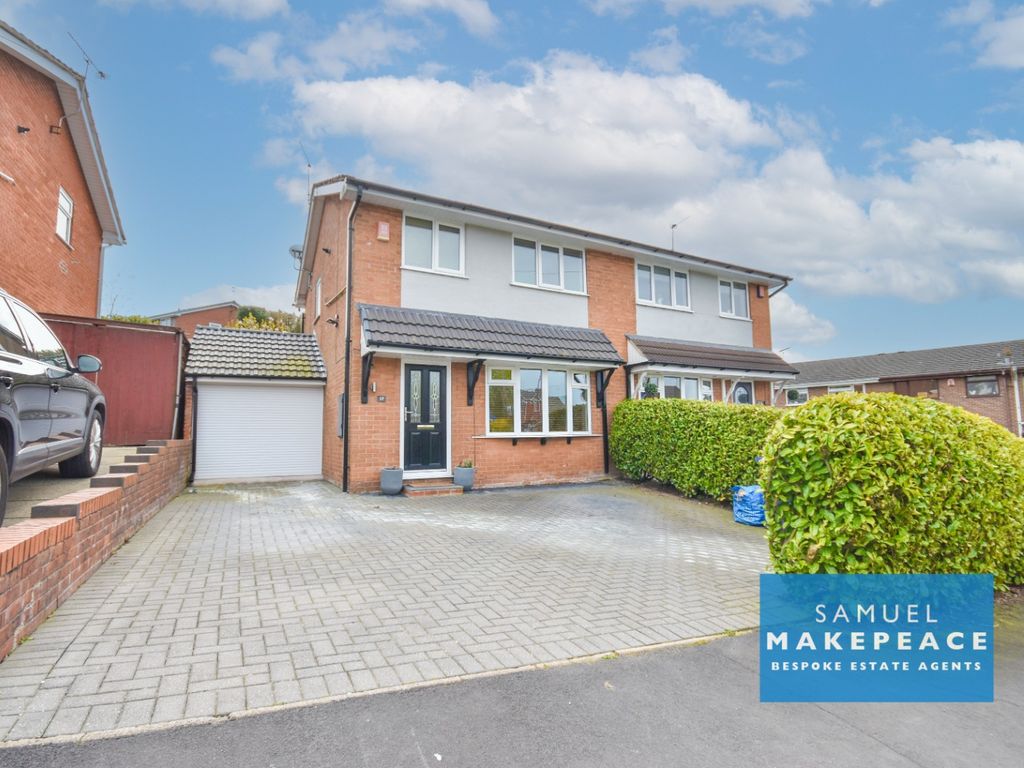 3 bed semidetached house for sale in Whiteridge Road, Kidsgrove, Stoke