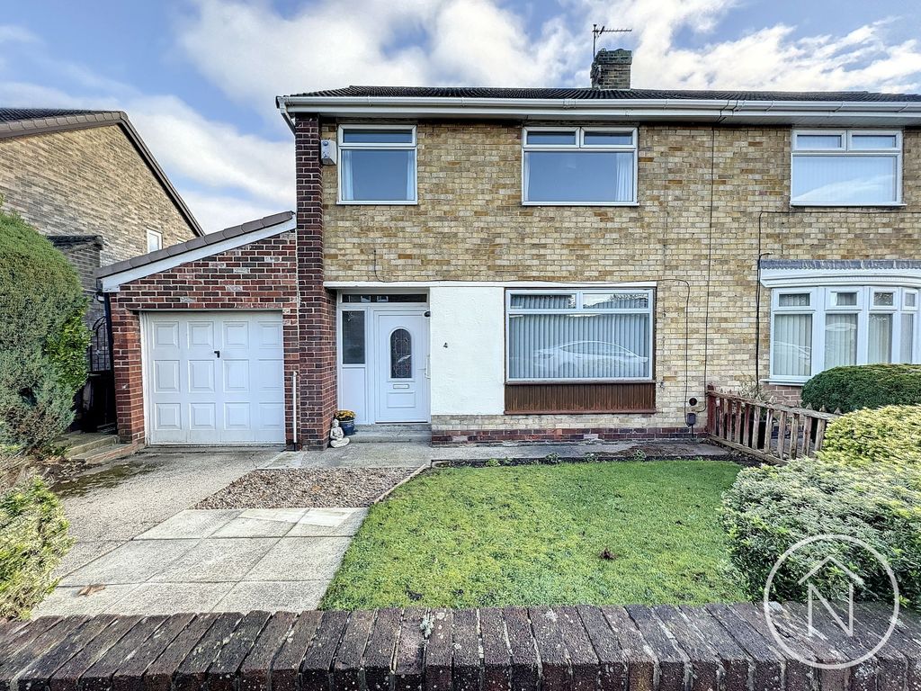 3 bed semidetached house for sale in Elton Road, Billingham TS22, £