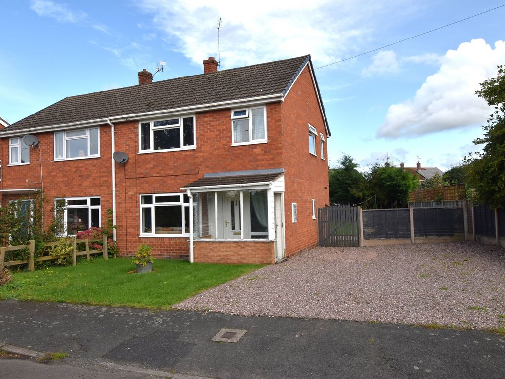 3 bed semidetached house for sale in Portland Drive, Market Drayton