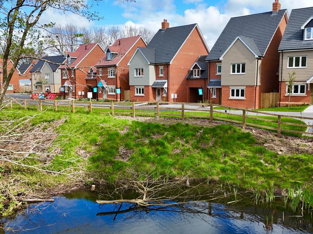 New home, 4 bed link detached house for sale in Mytchett Road, Mytchett