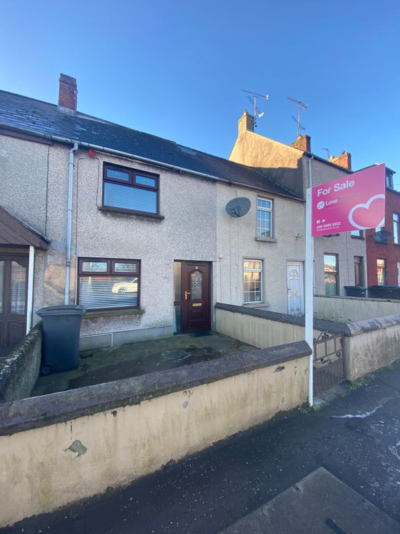 2 bed terraced house for sale in Queen Street, Ballymena BT42, £50,000