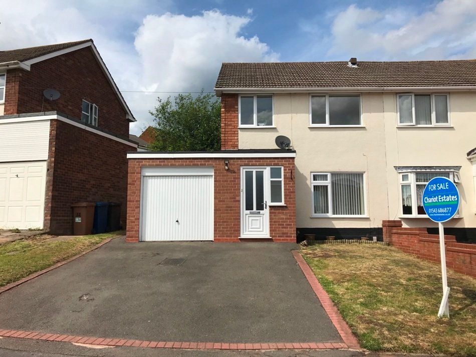 3 bed semidetached house for sale in Blenheim Road, Chase Terrace