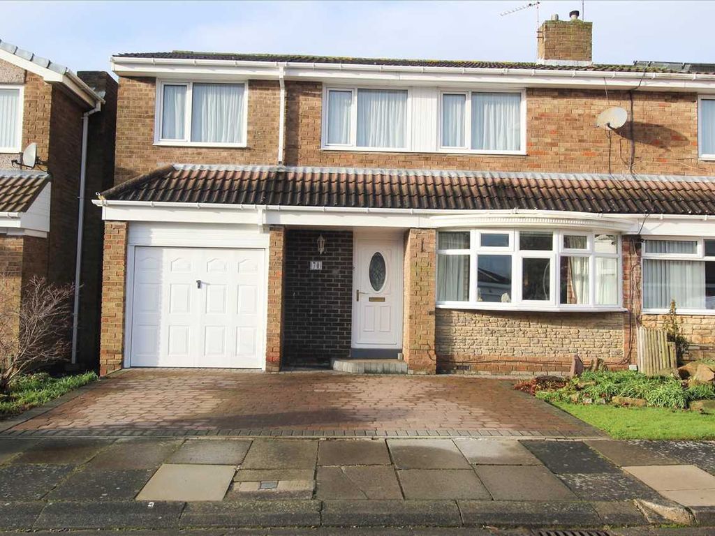 5 bed semidetached house for sale in Monkside, Cramlington NE23, £249,950 Zoopla