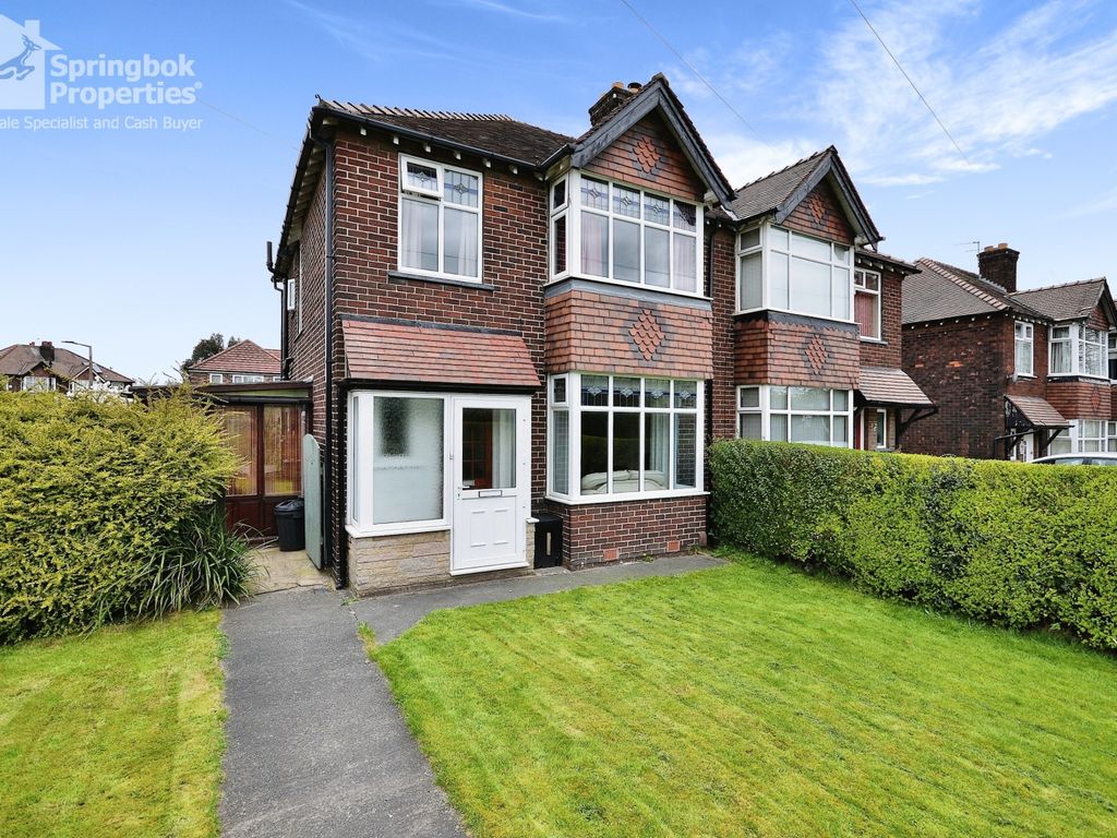 3 bed semidetached house for sale in Adswood Road, Cheadle, Cheshire