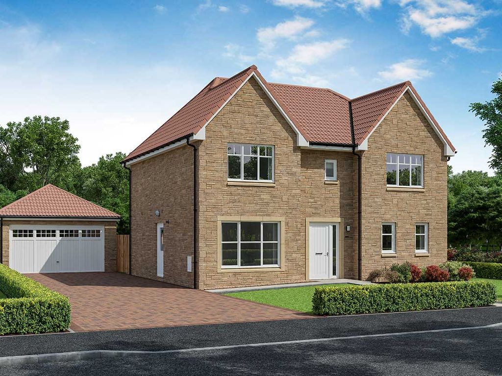 New home, 5 bed detached house for sale in "Kingsley" at Baroque Drive, Danderhall, Dalkeith