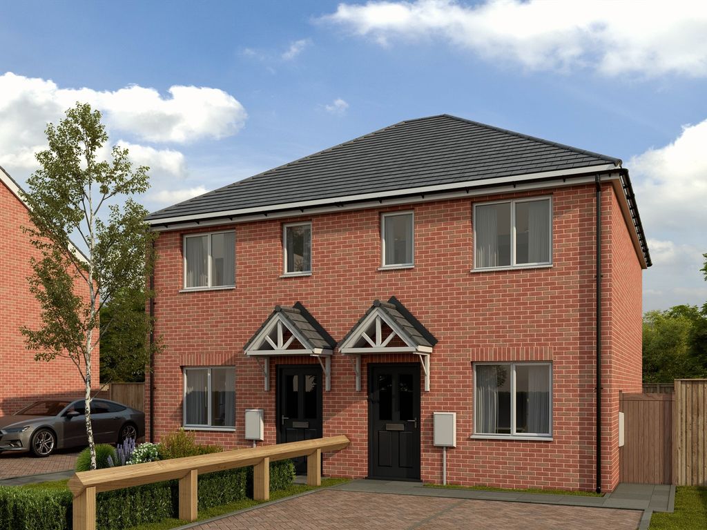 2 bed semidetached house for sale in Doddington Lane, Claypole, Newark