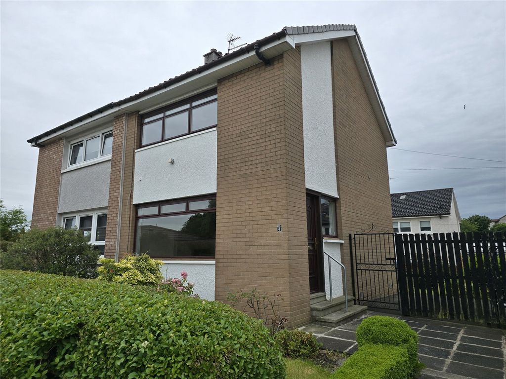 2 bed semidetached house for sale in Lightburn Place, Glasgow, Glasgow
