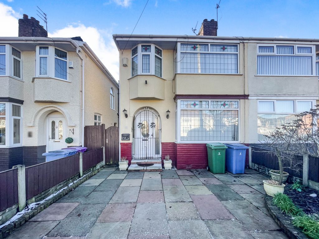 3 bed semidetached house for sale in Parkside Drive, Liverpool L12