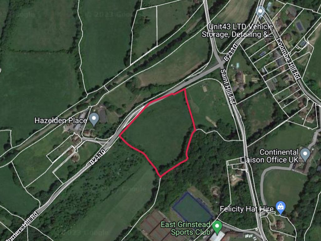 Land for sale in Turners Hill Road, East Grinstead RH19, £110,000 Zoopla