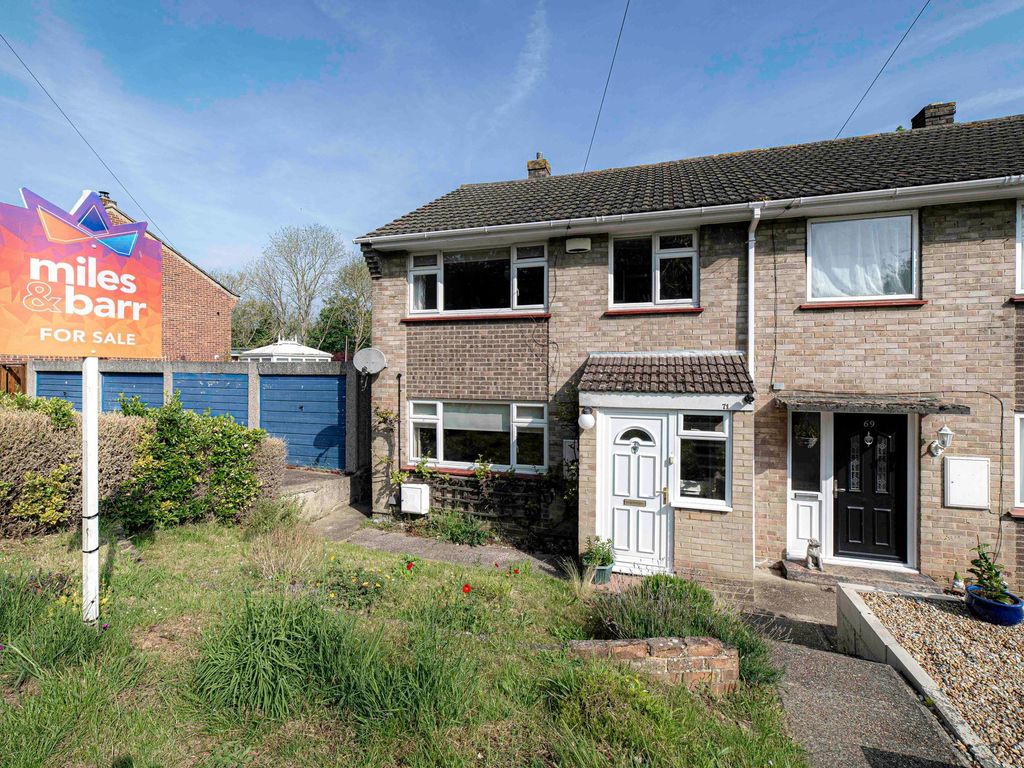 3 bed end terrace house for sale in Rentain Road, Chartham CT4, £