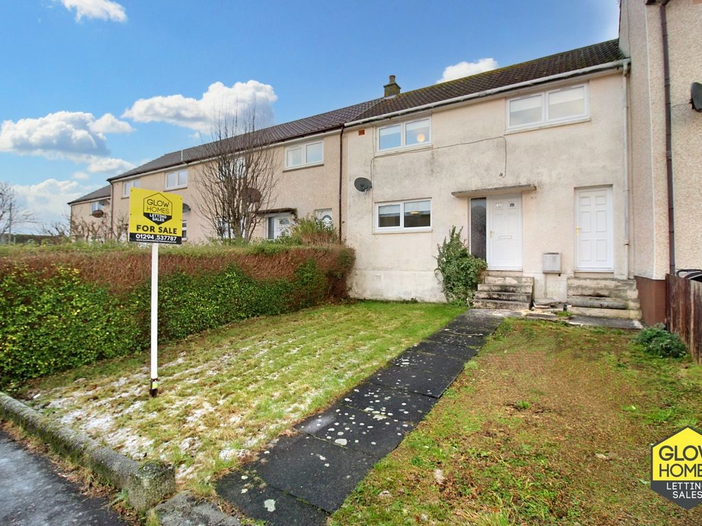 3 bed terraced house for sale in Dippin Place, Saltcoats KA21, £98,000