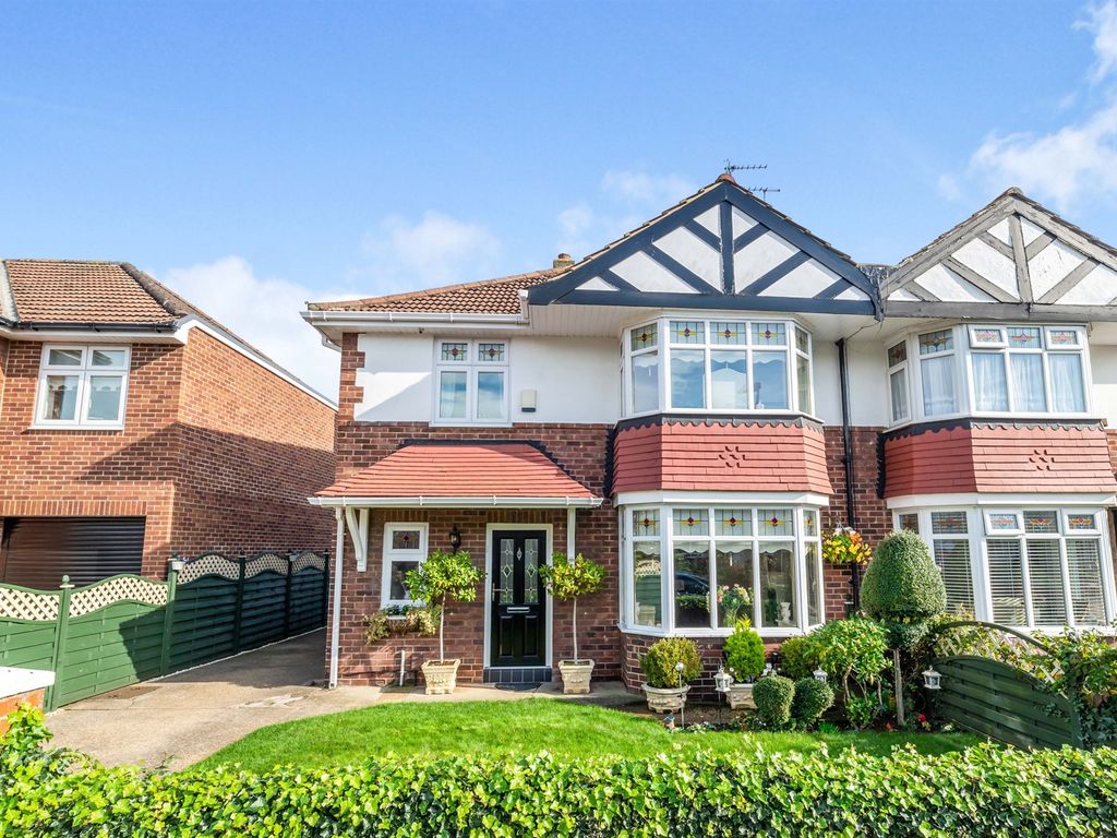 3 bed semidetached house for sale in Claremont Drive, Hartlepool TS26