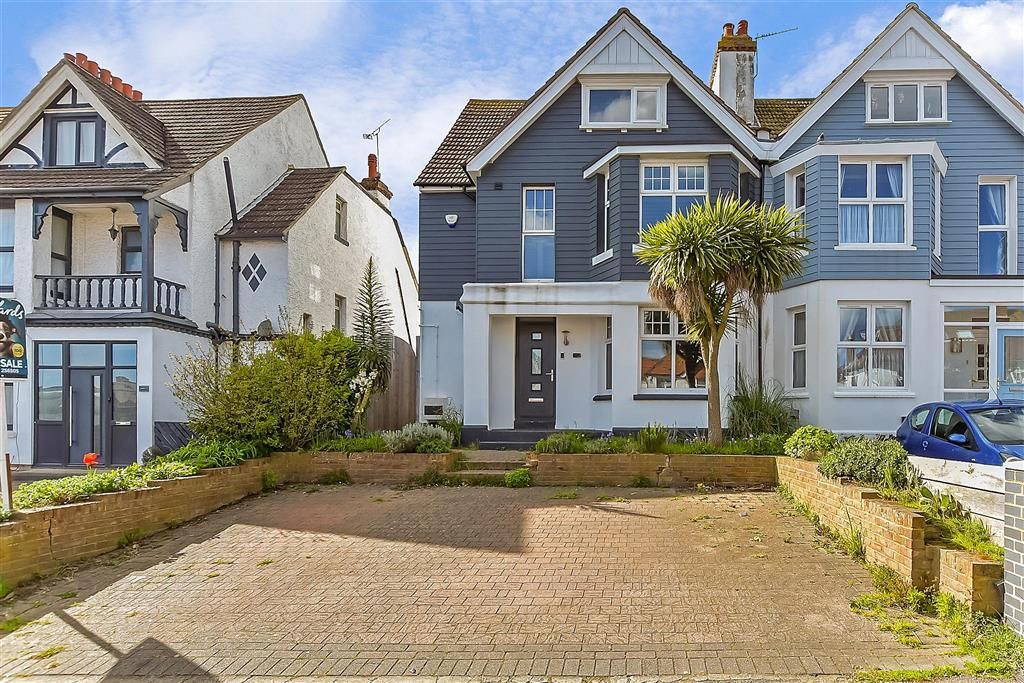 5 bed semidetached house for sale in Dover Road, Folkestone, Kent CT19