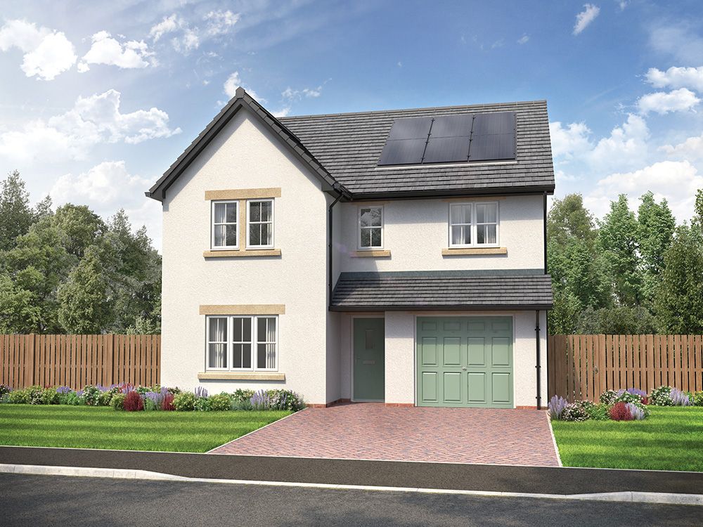 New home, 4 bed detached house for sale in "Linford" at Ghyll Brow, Brigsteer Road, Kendal LA9