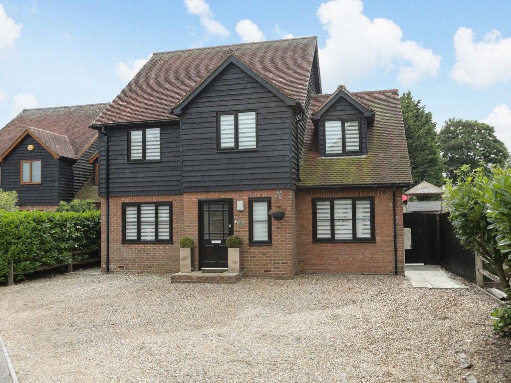 4 bed detached house for sale in Densole Lane, Densole, Folkestone CT18