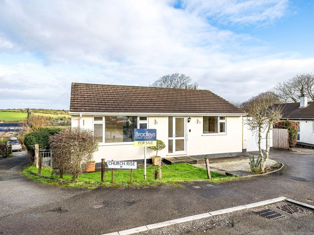 2 bed bungalow for sale in Church View, St. Cleer, Liskeard, Cornwall