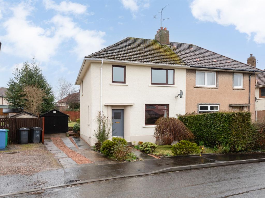 3 bed semidetached house for sale in Braehead, Cupar KY15, £195,000