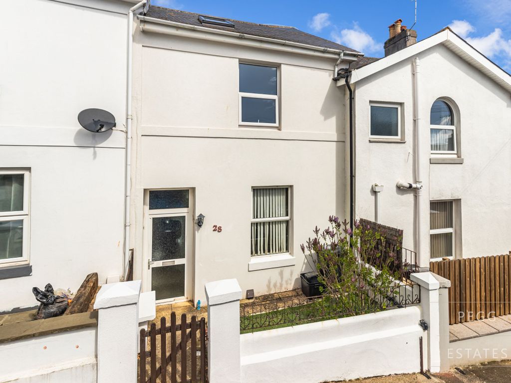 3 bed terraced house for sale in Cambridge Road, Torquay TQ1, £250,000