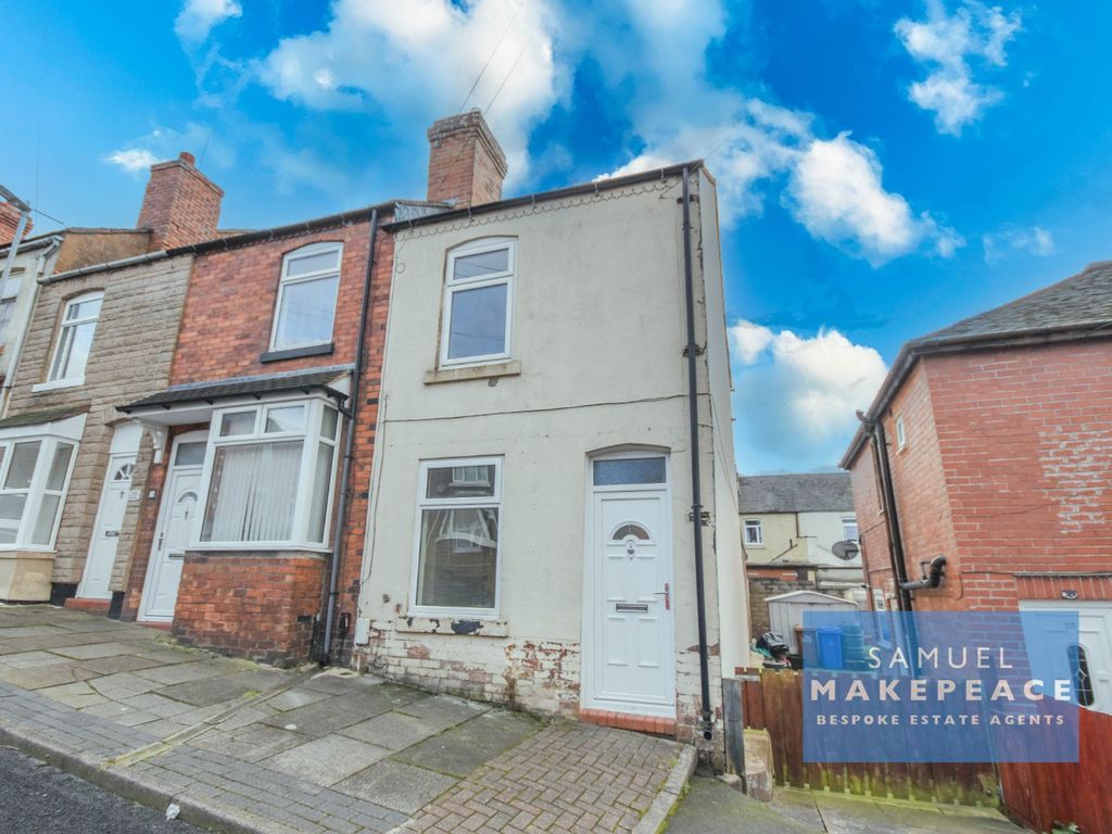 2 bed end terrace house for sale in Moss Street, Ball Green, StokeOn