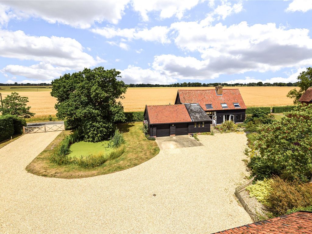 4 bed detached house for sale in Market Weston Road, Hepworth, Diss
