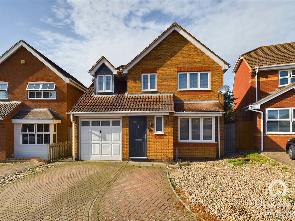 4 bed detached house for sale in Battle Close, Wootton, Northampton NN4