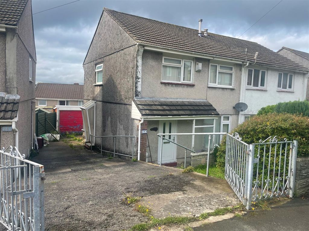 3 bed semidetached house for sale in Mansel Road, Bonymaen, Swansea