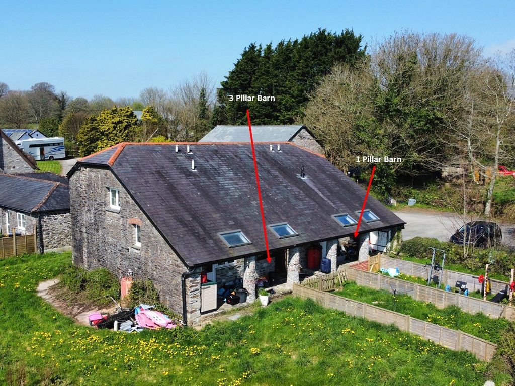 1 bed end terrace house for sale in Pillar Barn, Tremeale Barns, Daws