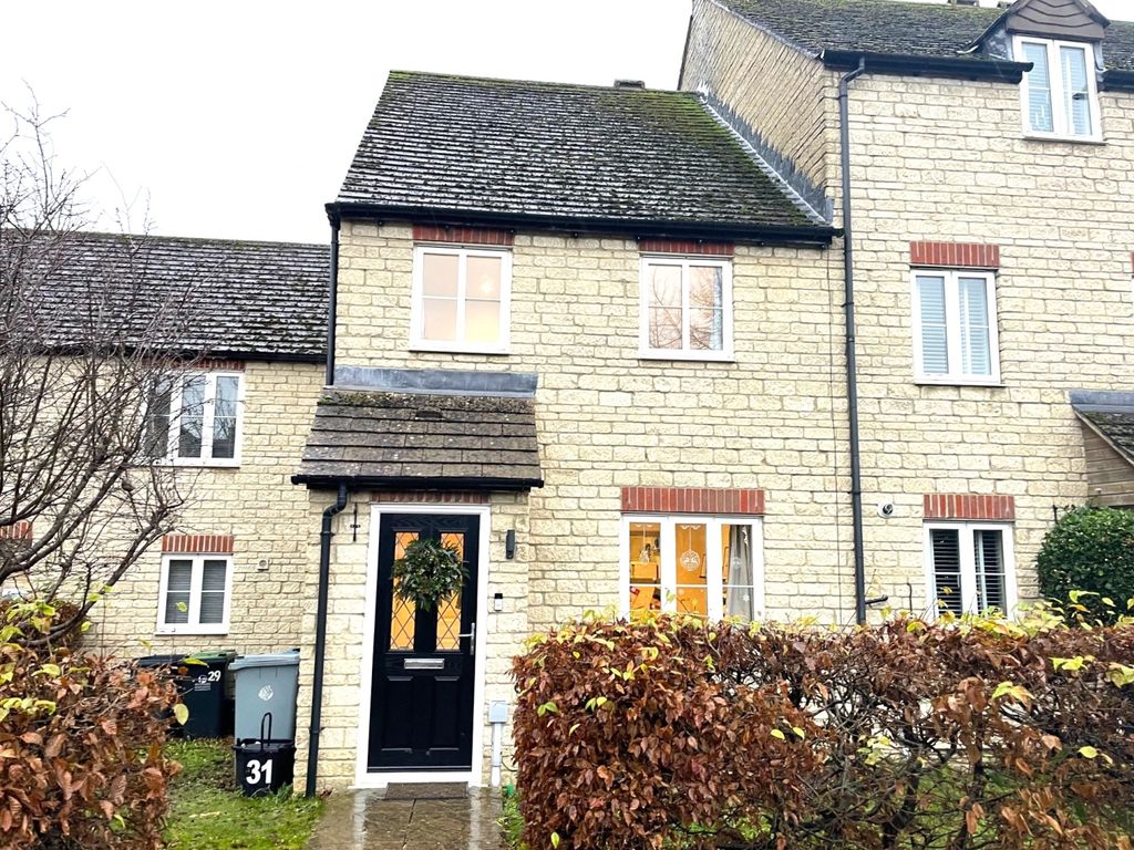 3 bed terraced house for sale in Bluebell Way, Carterton, Oxfordshire