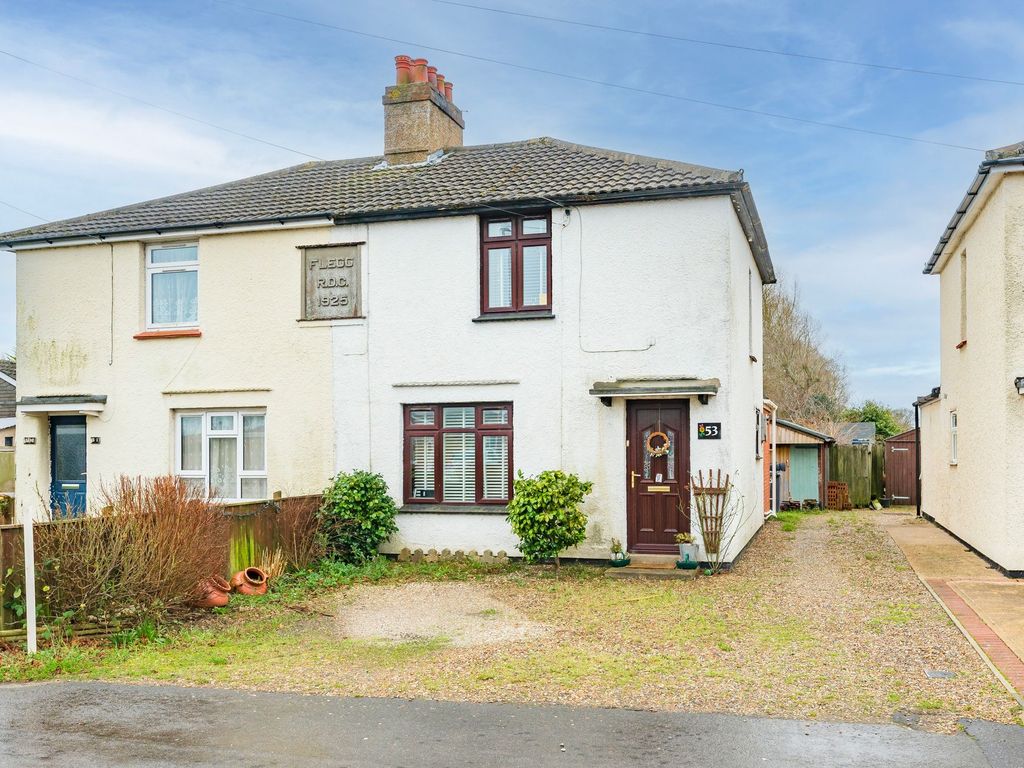 3 bed semidetached house for sale in Common Road, Hemsby NR29, £