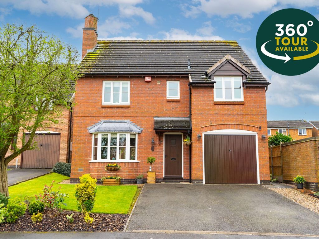 4 bed detached house for sale in Elliot Close, Oadby, Leicester LE2, £