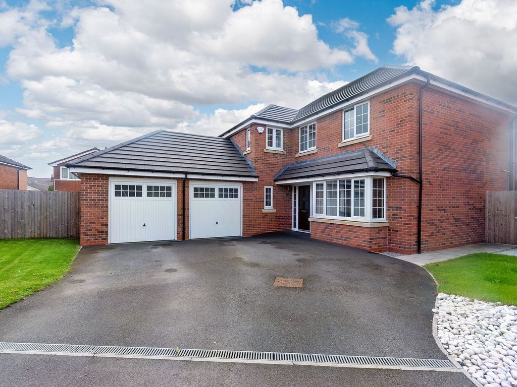 4 bed detached house for sale in Stirrups Meadow, Lowton WA3, £450,000