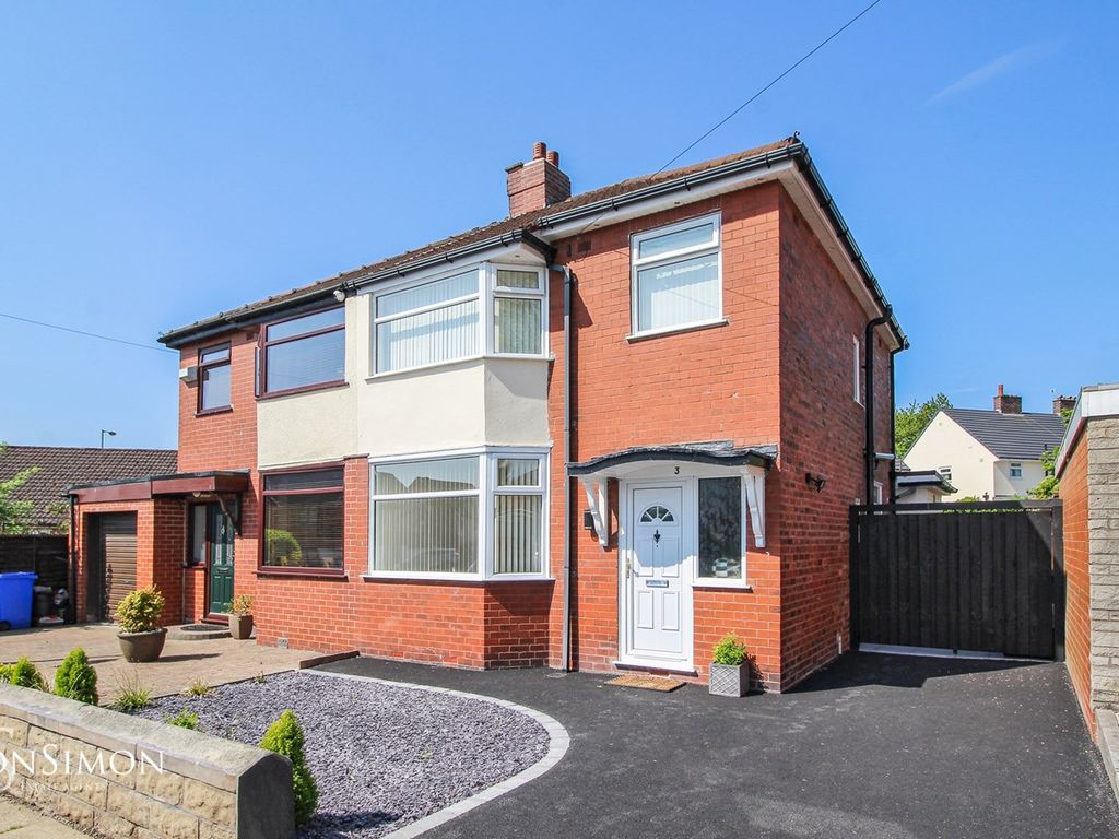 3 bed semidetached house for sale in Purbeck Drive, Brandlesholme