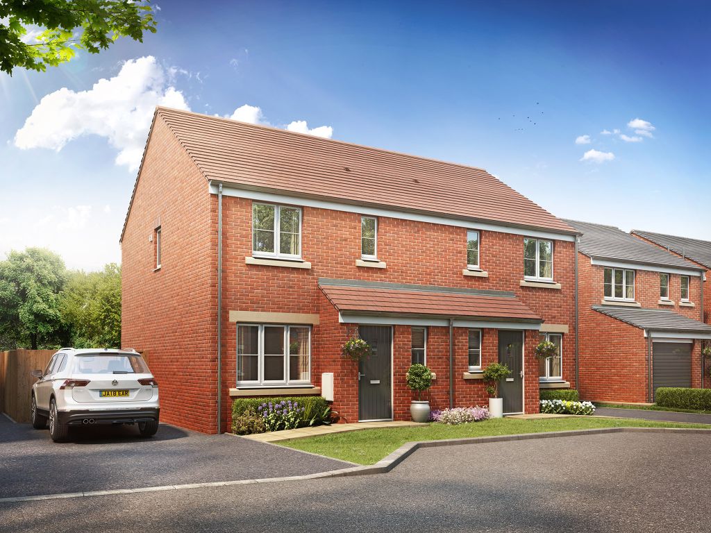 New home, 3 bed terraced house for sale in "The Hanbury" at Norwich