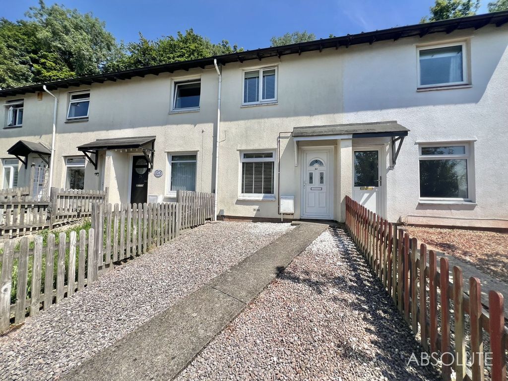 2 bed terraced house for sale in Wordsworth Close, Torquay TQ2, £