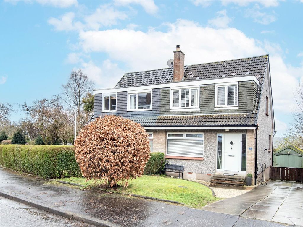 3 bed semidetached house for sale in Princes Crescent, Dollar FK14, £