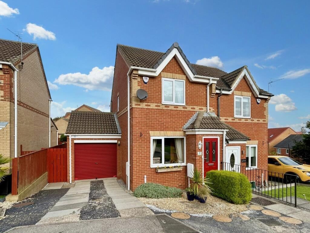 2 bed semidetached house for sale in Liddle Close, Peterlee SR8, £