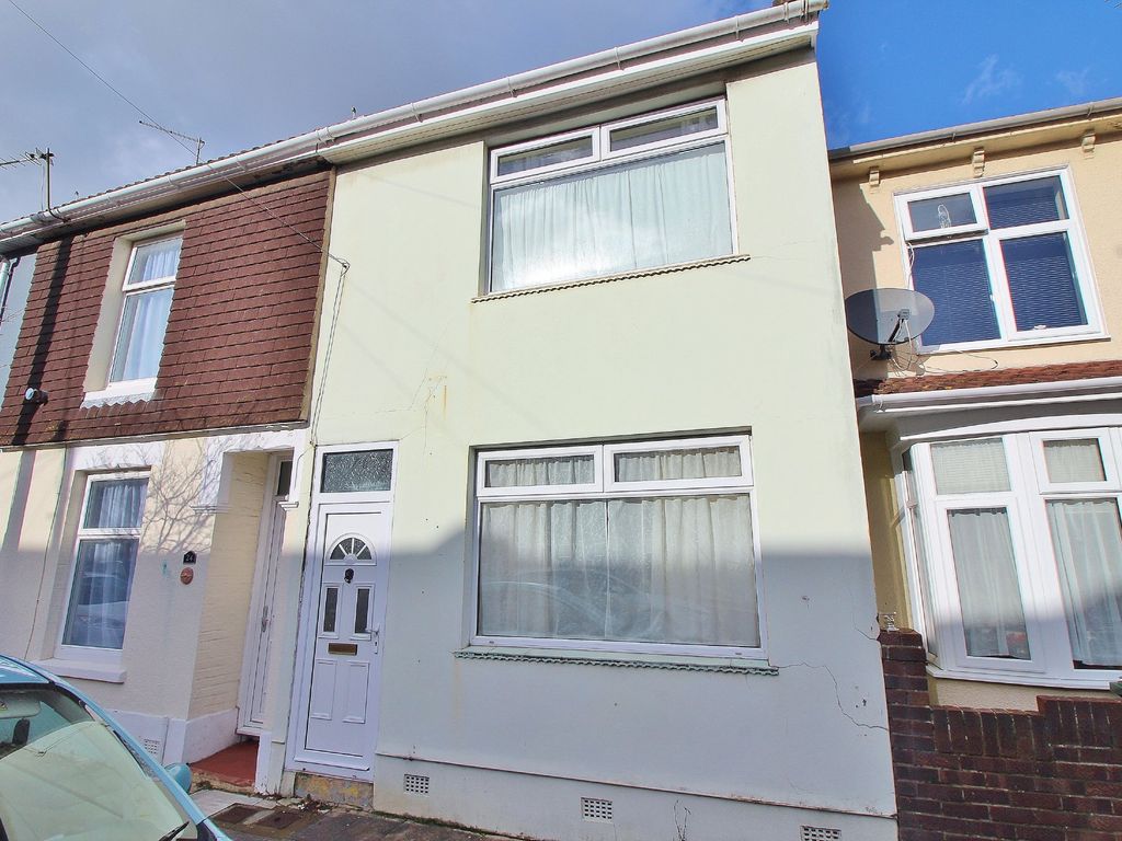 2 bed terraced house for sale in Jervis Road, Portsmouth PO2, £215,000