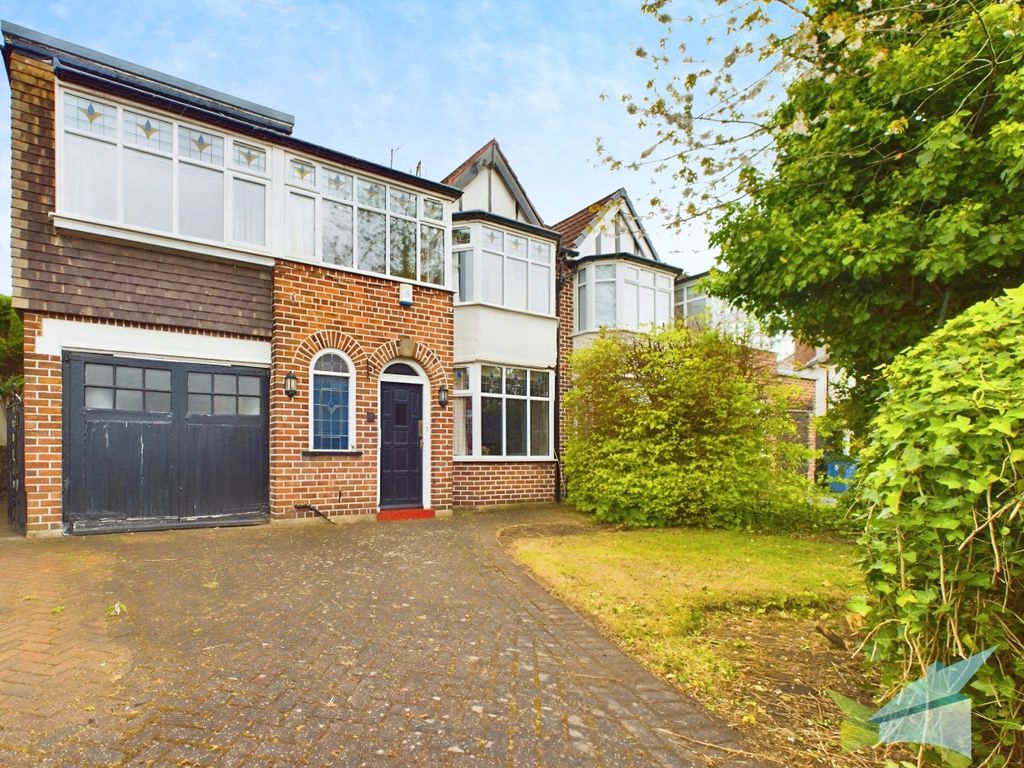 5 bed semidetached house for sale in Catonfield Road, Calderstones, Liverpool L18, £620,000