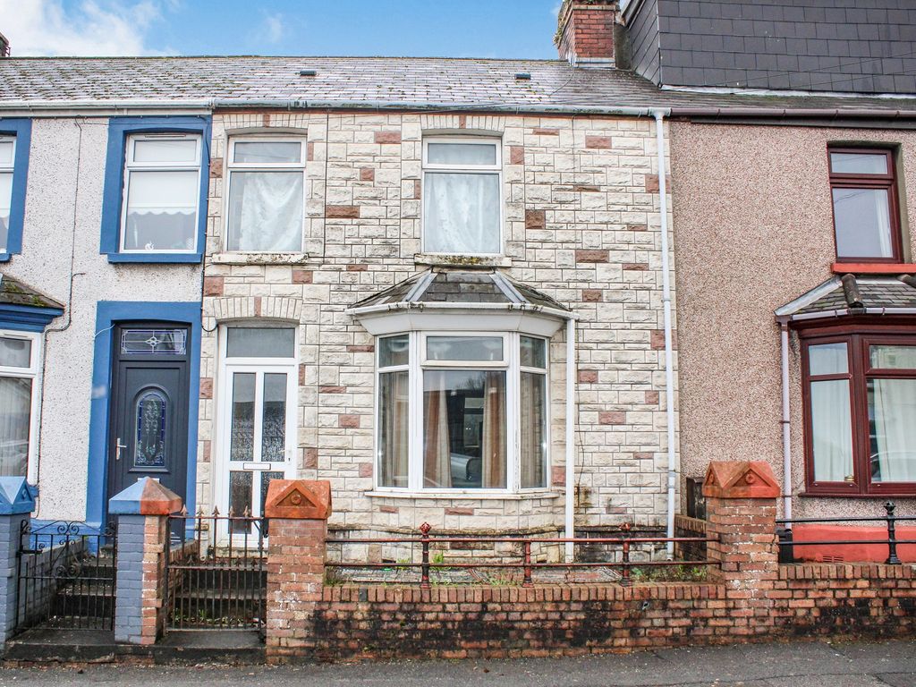 3 bed terraced house for sale in Bridgend Road, Aberkenfig, Bridgend