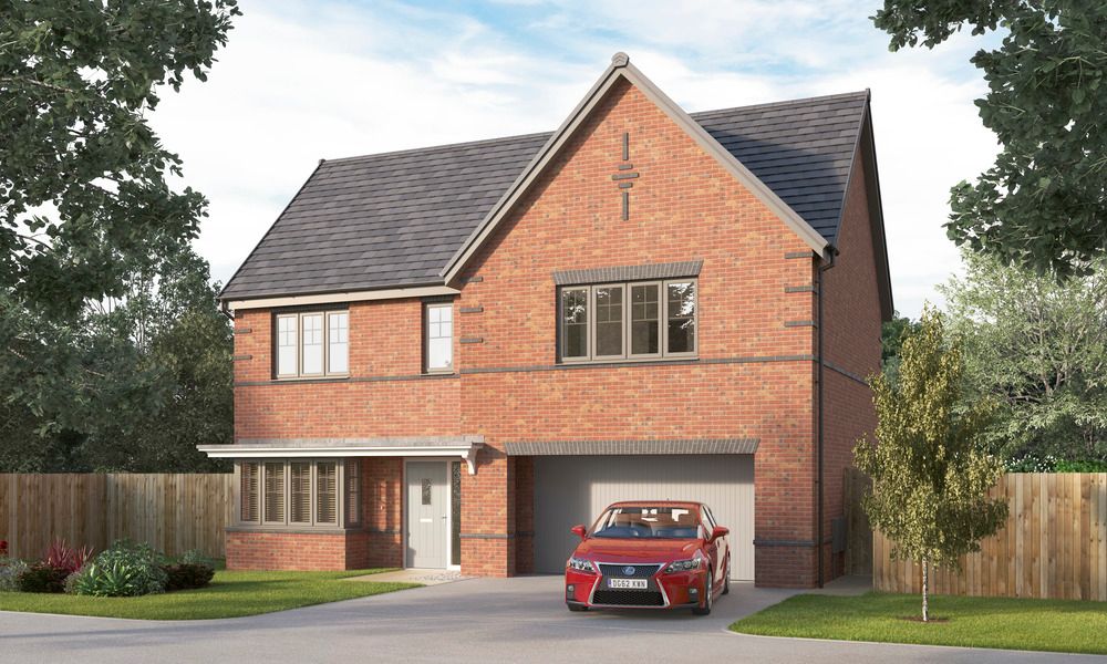 New home, 4 bed detached house for sale in Etwall Road, Mickleover