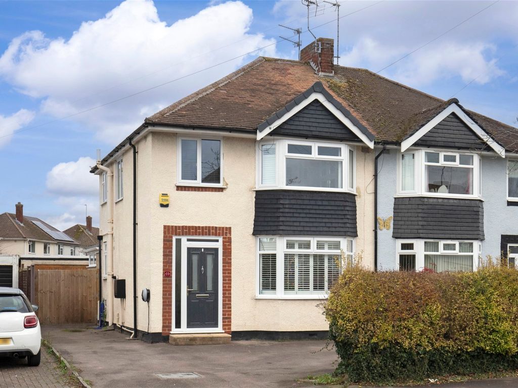 3 bed semidetached house for sale in Orchard Way, Cheltenham GL51, £
