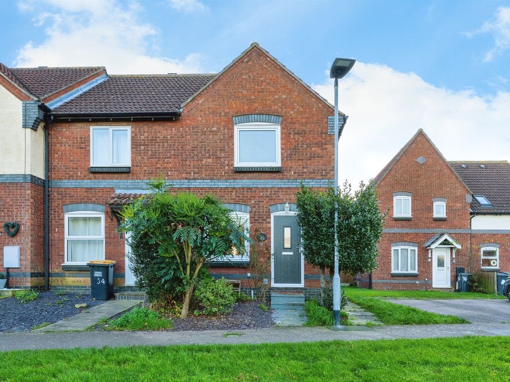 2 bed terraced house for sale in Rousbury Road, Stewartby, Bedford MK43